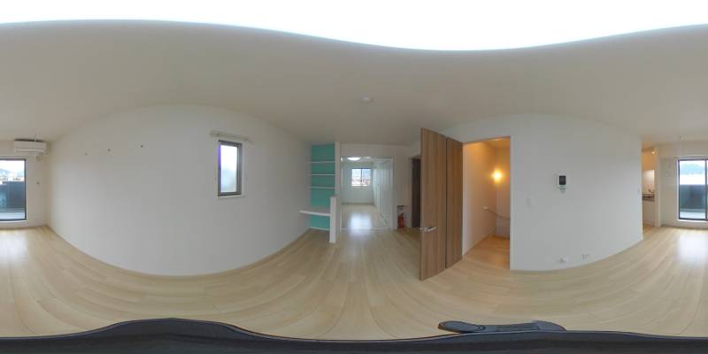 パノラマ画像リビング