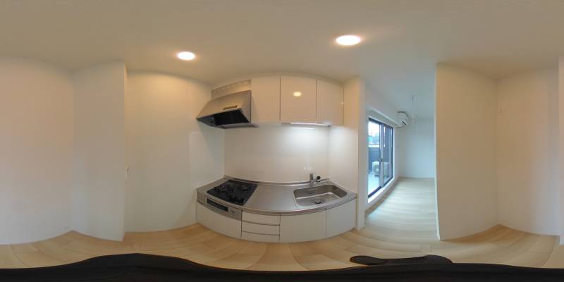 パノラマ画像キッチン