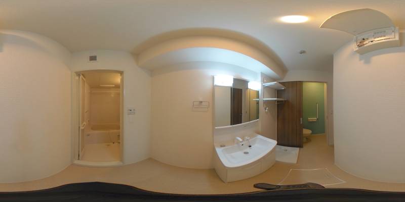 パノラマ画像洗面所