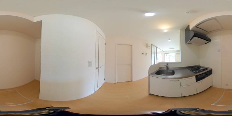 パノラマ画像キッチン