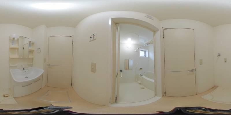 パノラマ画像洗面所