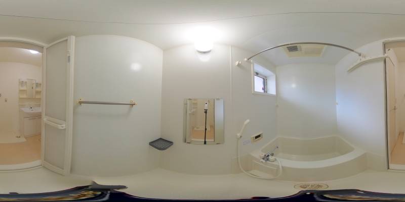 パノラマ画像バスルーム