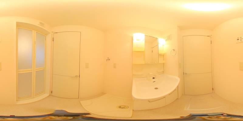 パノラマ画像洗面所