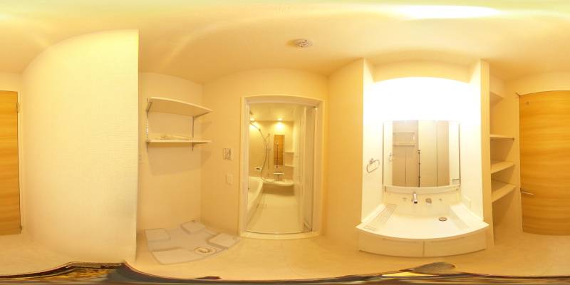 パノラマ画像洗面所