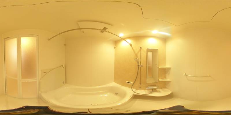 パノラマ画像バスルーム