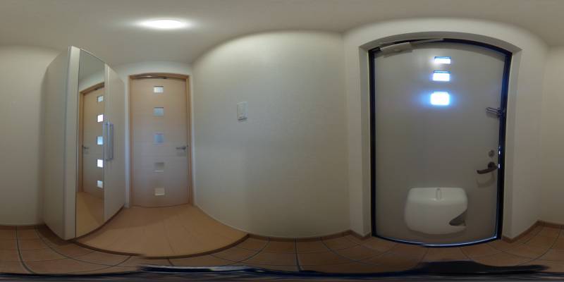 パノラマ画像玄関