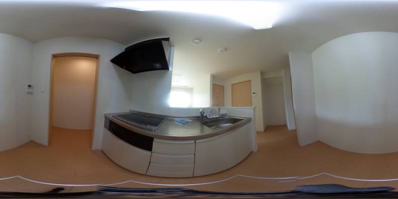 パノラマ画像キッチン