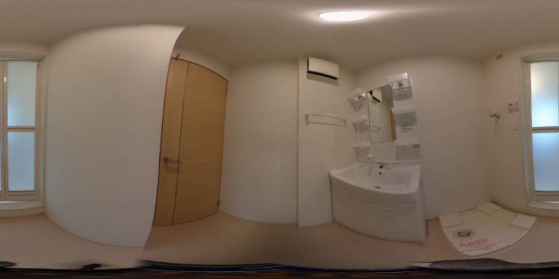 パノラマ画像洗面所