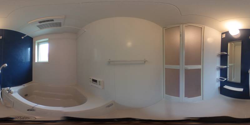 パノラマ画像バスルーム