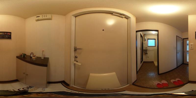 パノラマ画像玄関