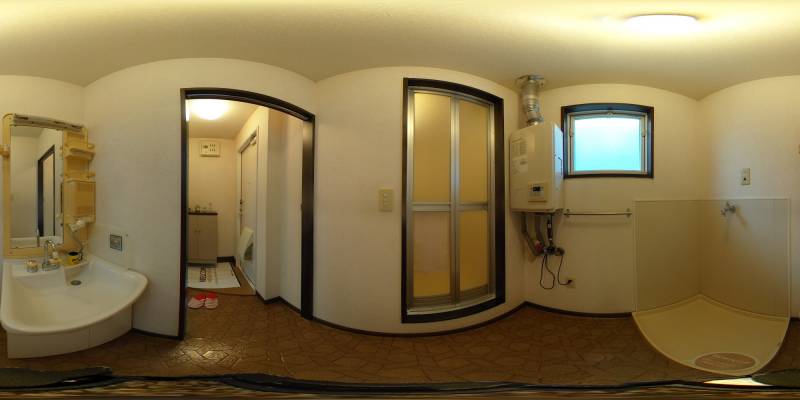 パノラマ画像洗面所