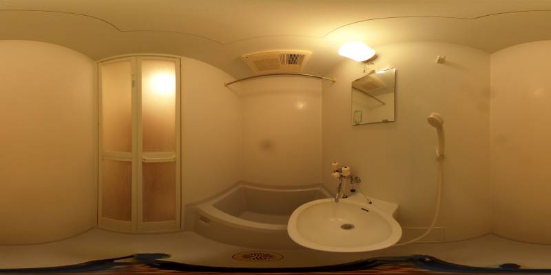 パノラマ画像バスルーム