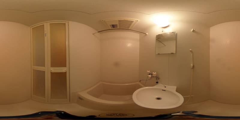 パノラマ画像バスルーム