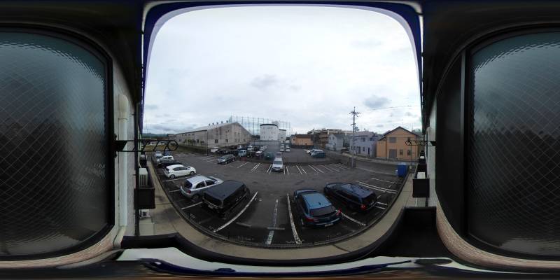 パノラマ画像バルコニー