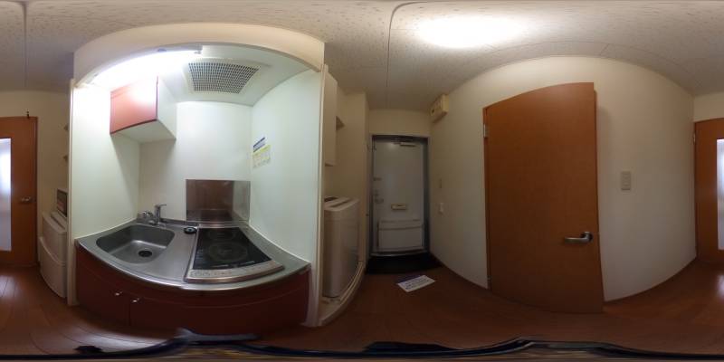 パノラマ画像キッチン