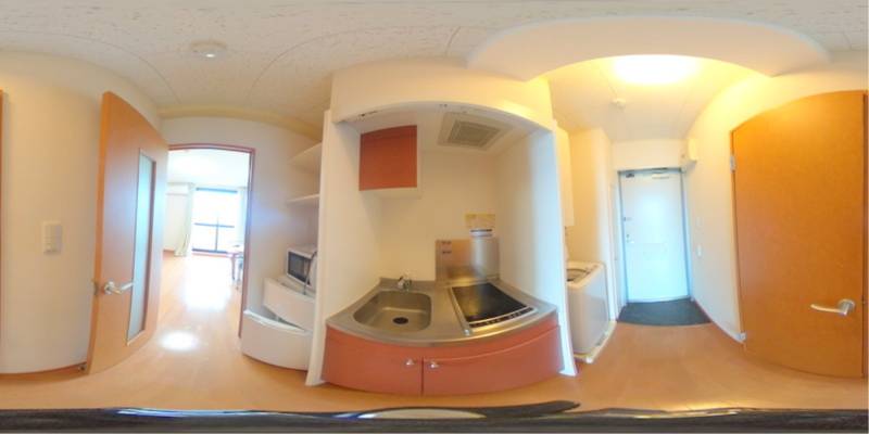 パノラマ画像キッチン