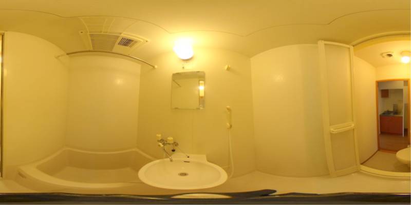 パノラマ画像バスルーム