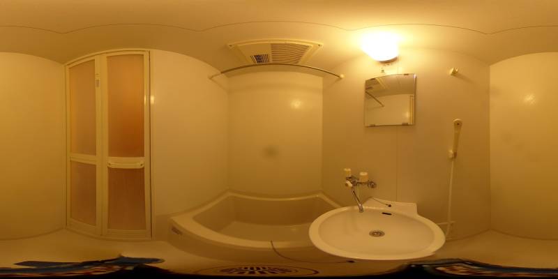 パノラマ画像バスルーム