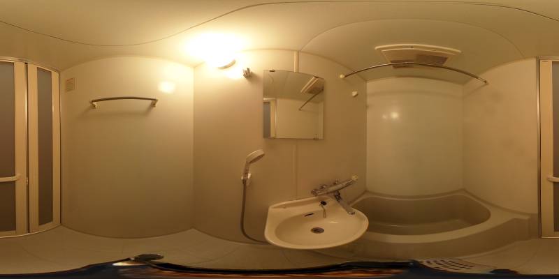 パノラマ画像バスルーム