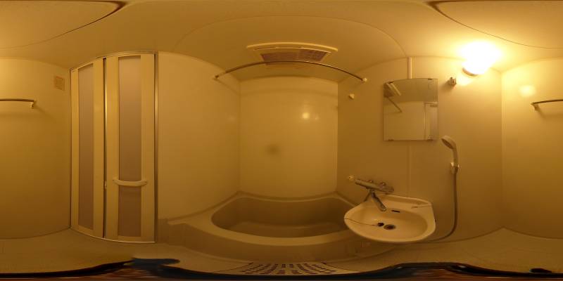 パノラマ画像バスルーム