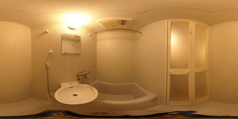 パノラマ画像バスルーム