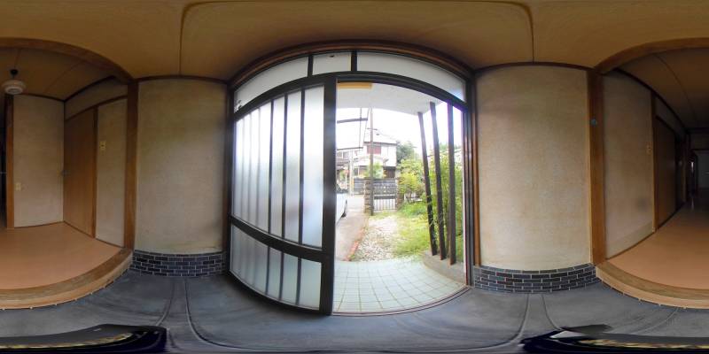 パノラマ画像玄関