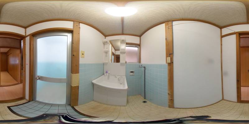 パノラマ画像洗面所