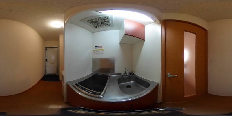 パノラマ画像キッチン