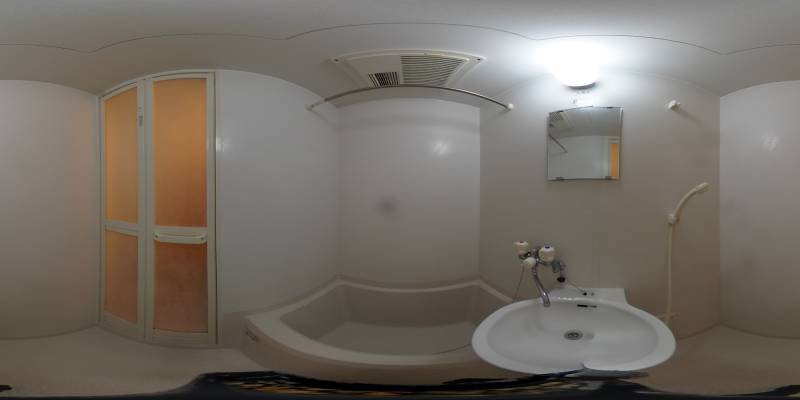 パノラマ画像バスルーム