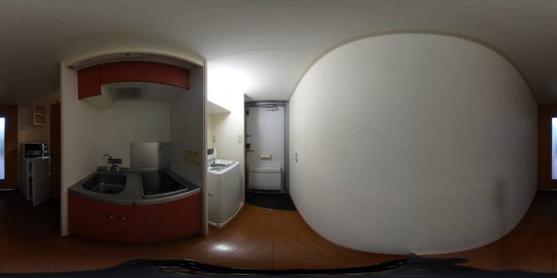 パノラマ画像キッチン