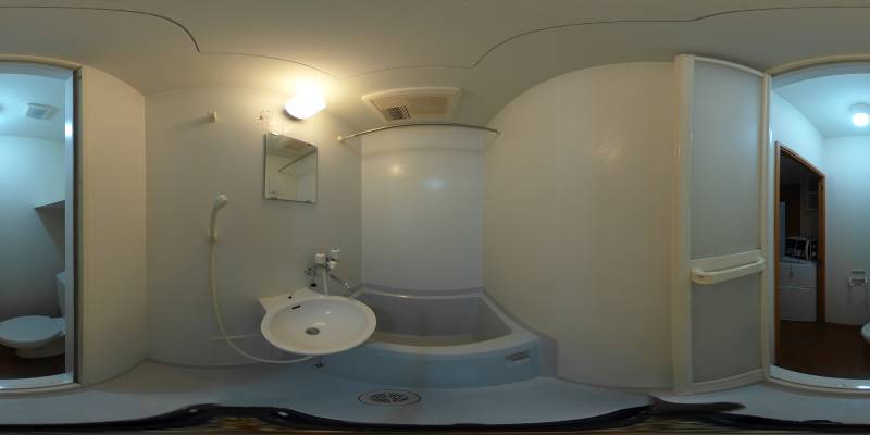 パノラマ画像バスルーム