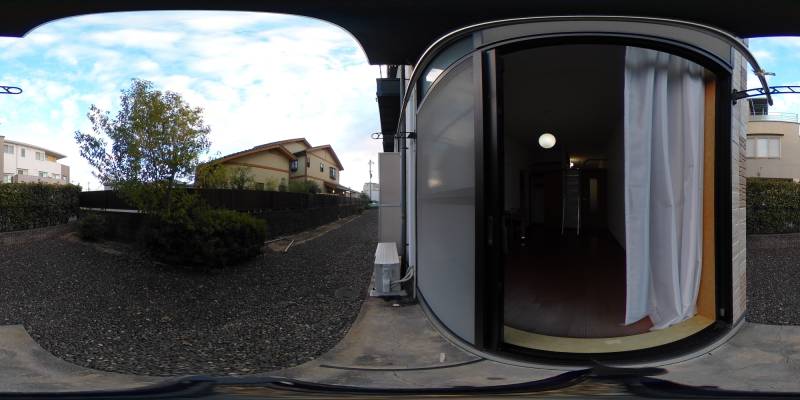 パノラマ画像バルコニー