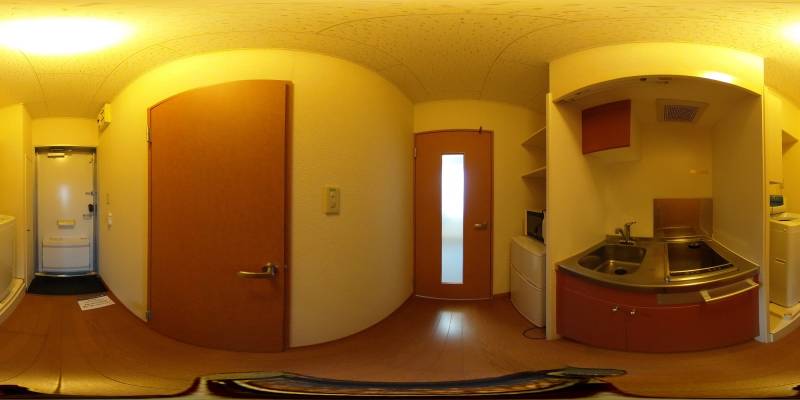 パノラマ画像キッチン