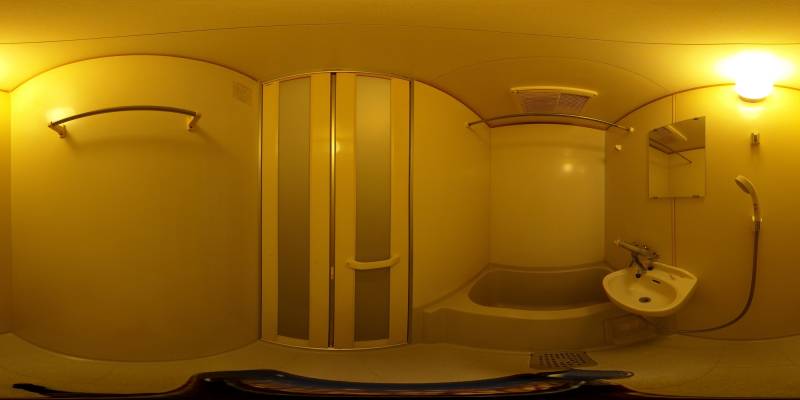 パノラマ画像バスルーム