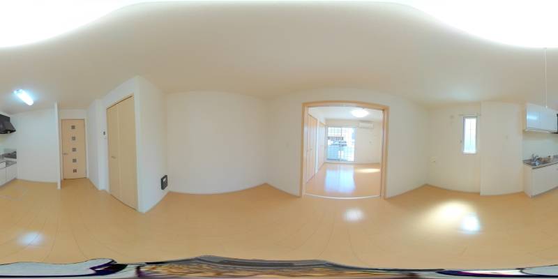 パノラマ画像リビング