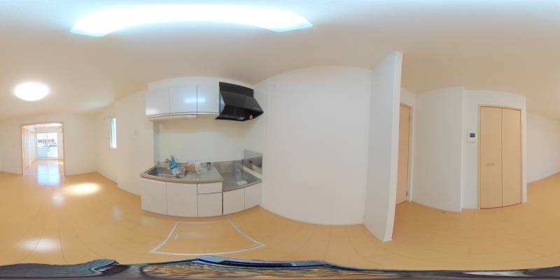 パノラマ画像キッチン