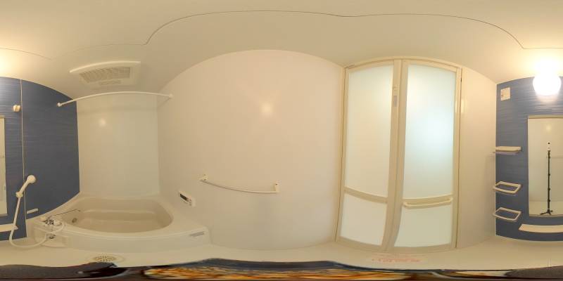 パノラマ画像バスルーム