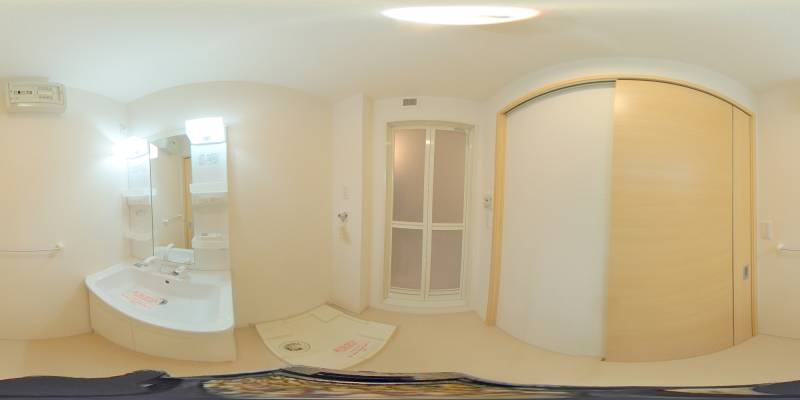 パノラマ画像洗面所