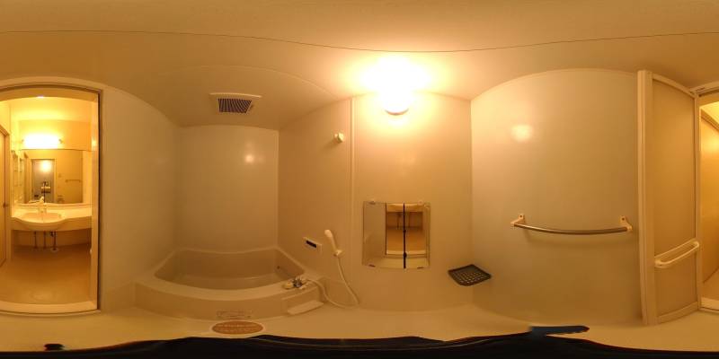 パノラマ画像バスルーム