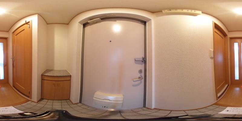 パノラマ画像玄関