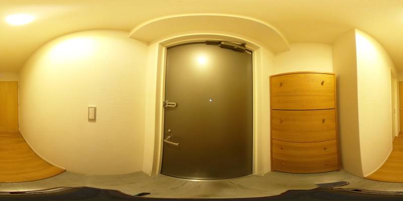 パノラマ画像玄関