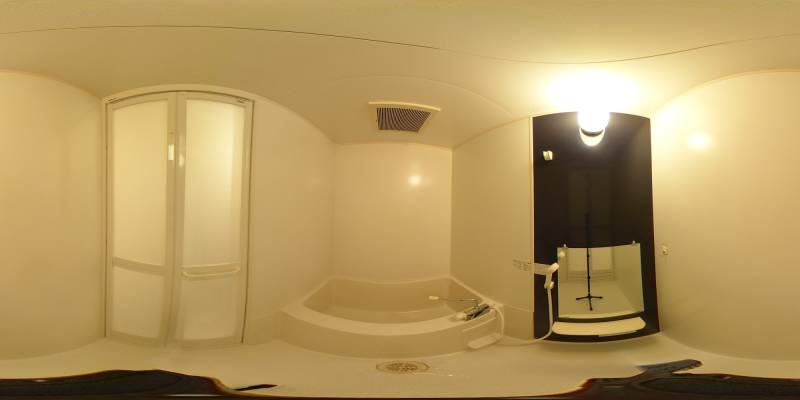 パノラマ画像バスルーム