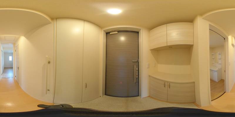 パノラマ画像玄関