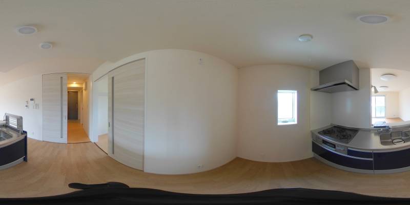 パノラマ画像キッチン