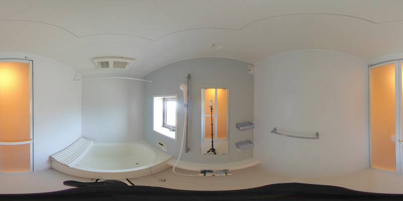 パノラマ画像バスルーム