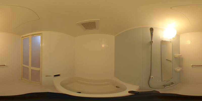 パノラマ画像バスルーム