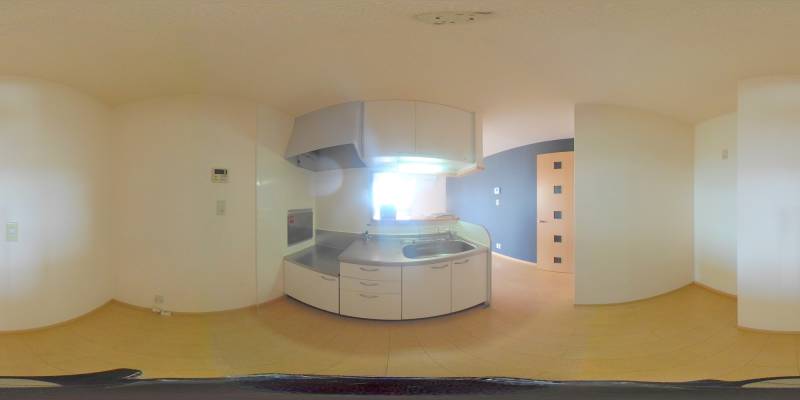 パノラマ画像キッチン