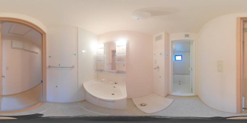 パノラマ画像洗面所