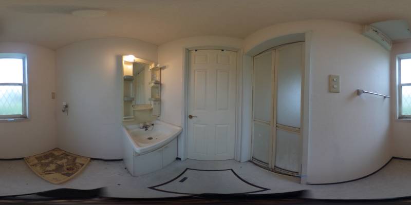 パノラマ画像洗面所