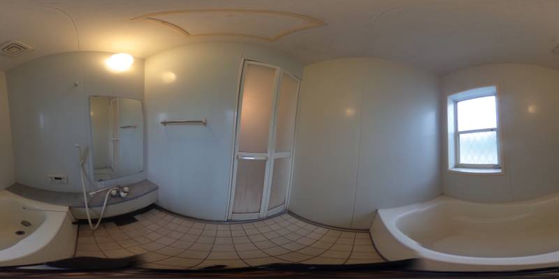 パノラマ画像バスルーム